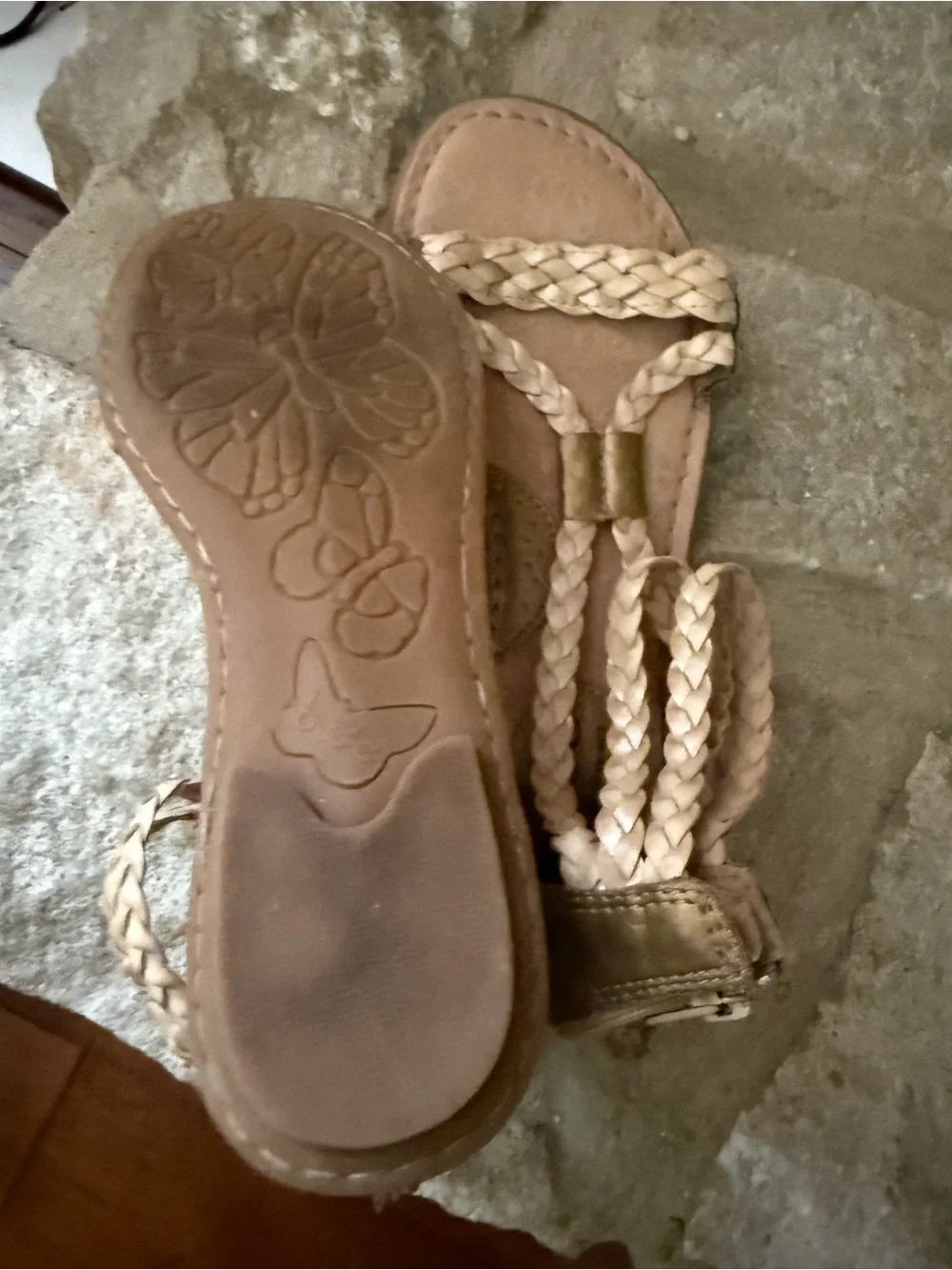 B.O.C Women’s Braided Ankle-Strap Sandals